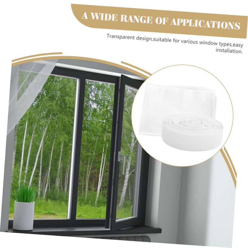 ULTECHNOVO 1 Set Window Insulation Kit Cuttable Transparent Thermal Film