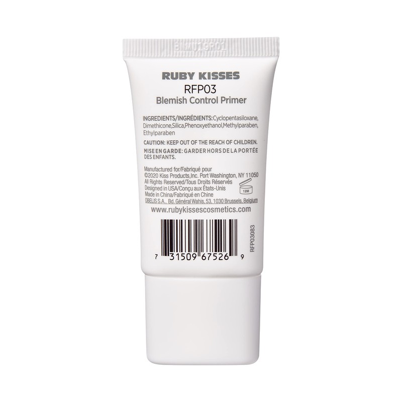 Ruby Kisses Face Primer, Blemish Control Velvety Smooth Makeup Base