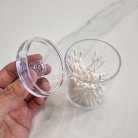 Ora Shopping Dressing Table Decoration Cotton Pad Container Storage Cotton Swab Case