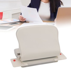 Hole Punch, 10-Hole Punch, Envelope Punch Board, Robust Hole Punch, Craft Punch, Paper Punch for Bookbinding, Documentation, Scrapbook (White)
