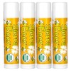 Sierra Bees Organic Lip Balms, Honey, 4 Pack, 0.15 oz