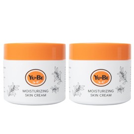 Yu-Be Moisturizing Skin Cream 4.4 Fl. Oz. Jar Duo I Deeply Hydrating Non-Greasy Moisturizer for Dry Skin I Soothing Camphor Calms, Cools, & Relieves Skin I Vitamins Nourish, Repair & Rejuvenate