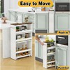 IBUYKE IBUYKE Slim Storage Cart 5.9" W, Rolling Kitchen Storage