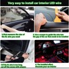 JAIZAIWJ EL Wire Interior Car LED Strip Lights USB Neon