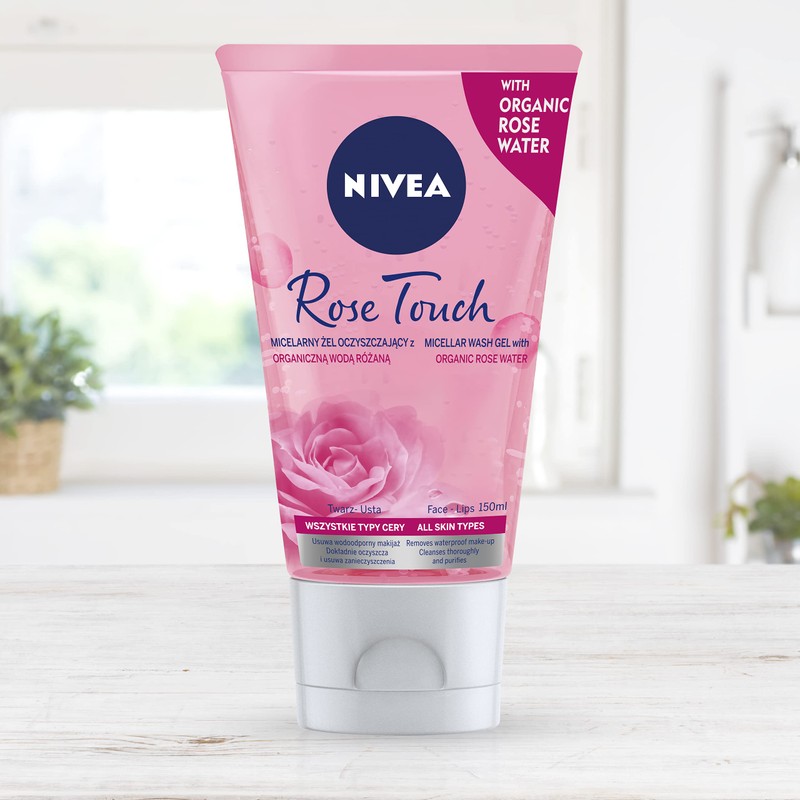 NIVEA Micelere Cleansing Gel with Organic Rosewood - Rose Touch