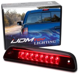 iJDMTOY Dark Red Lens Full LED High Mount Third Brake/Stop Light Assembly Compatible With Toyota 2016-23 Tacoma 2-Door Cab ONLY & 1995-2015 Tacoma