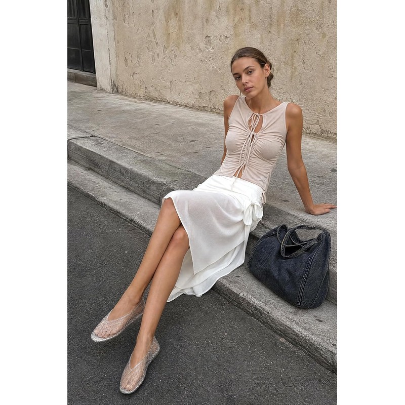 SOVANYOU - Zapatos de gelatina para mujer, de malla, zapatos