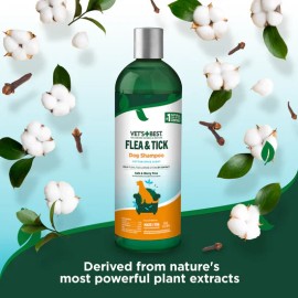 Vet's Best Vet’s Best Flea and Tick Advanced Strength Dog Shampoo Flea and Tick Treatment