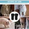 JEYORZY 4-Piece Paw Protectors for Dogs, Cats, Scratch-Resistant Cat Gloves,