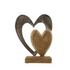 Wooden Decoration "Heart in Heart"