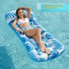 Jasonwell Inflatable Pool Float Lounge - 2 Pack Floaties Rafts