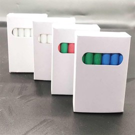 10pcs Sticks White Dustless,Chalkboard Chalk,School Supplies,Easy To Use Dustless Chalk,Dustless Chalk For Indoor Chalkboard,Water-Soluble Dustless Chalkboard Chalk Crayons School Office Supplies