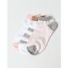Hazzys (대구신세계)선물추천 컬러 배색 여성 발목 양말 3종 세트 HISS4F004WT