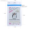 Sormasha Porta Gafete o Credencial, PVC Alta Transparencia Calibre S30