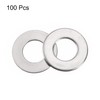 sourcing map 3/8" 316 Stainless Steel Flat Washer for Screw