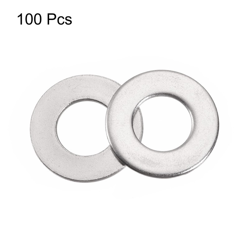 sourcing map 3/8" 316 Stainless Steel Flat Washer for Screw