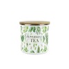 Purely Home Kitchen Herbs Peppermint Tea Storage Canister - White