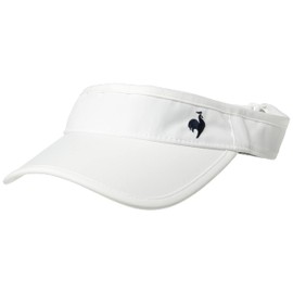 Cox Sportif FANAIR Visor, Breathable, Sweat & Dry, Classic, Logo Embroidery, Training & Tennis Women's, white