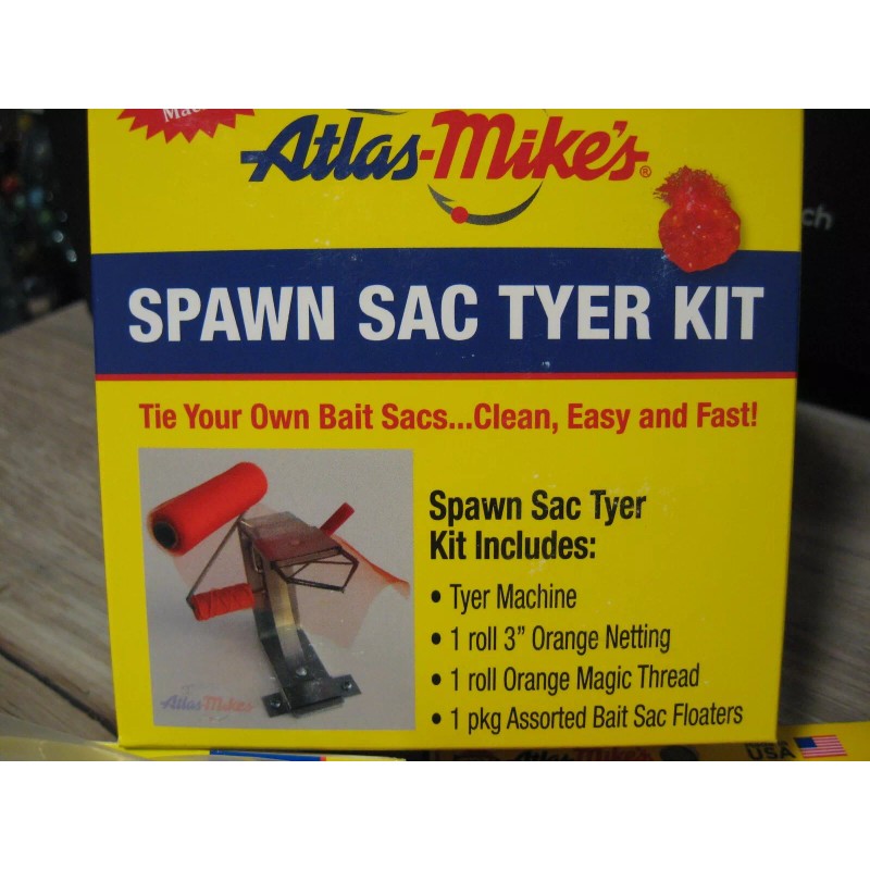 Atlas Mike's BAIT SAC TYER KIT Spawn Egg Sack Net