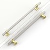 Coinkoly 10 Pack 10 Inch(254mm) Cabinet Handles Brushed Nickel and