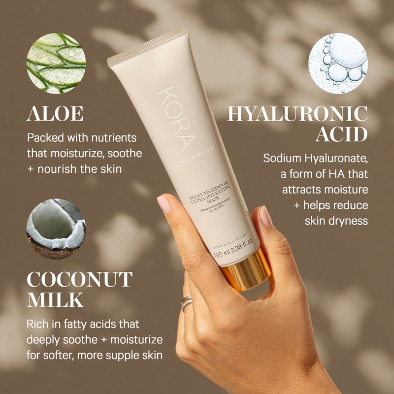 KORA Organics Milky Mushroom Ultra-Hydrating Mask 100ml