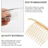 4Pcs French Hair Comb Side Hair Comb eeth Combs Bridal