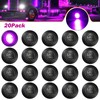 ALFU 20pcs Purple 3/4" Round LED Trailer Side Marker Clearance