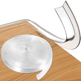 HURRISE Tira Protectora De Bordes Transparentes, Cinta Protectora De Borde, Protectores De Parachoques Autoadhesivos para Puerta De Gabinete, Computad