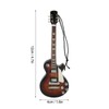 Miniature Electric Guitar Model Exquisite Wooden Guitar Ornament for Music
