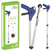 NOVA 32” Folding Reacher Grabber Tool – Lightweight Suction Grip