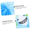 Vaguelly 2Pcs Cartoon Bathing Skin Scrubbers Soft Exfoliating Loofahs for