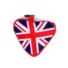 Union Jack Foldable Reusable Shopping Bag in A Pouch with Handy Attachable Clip 049