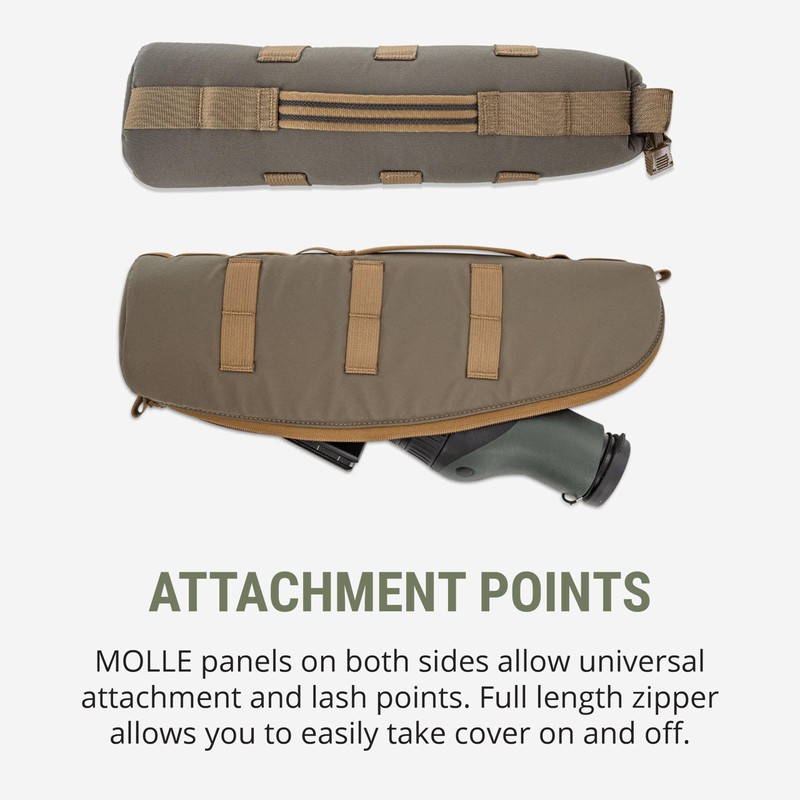 Marsupial Gear Straight Spotting Scope Case, Ranger Green, Medium