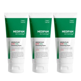 Medipharm Acne Cica Cleansing Foam 220ml x 3 / Large Capacity Skin Irritation Test Completed / 메디팜 아크네 시카 클렌징폼 220ml x 3개  대용량 피부 저자극 테스트 완료