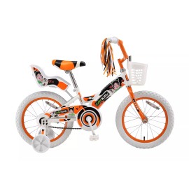 Titan Girl's Calico Kitty BMX Bike, 16-Inch with Training Wheels