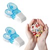 Pack of 2 pill squeezers, small tablet squeezing aid, tablets