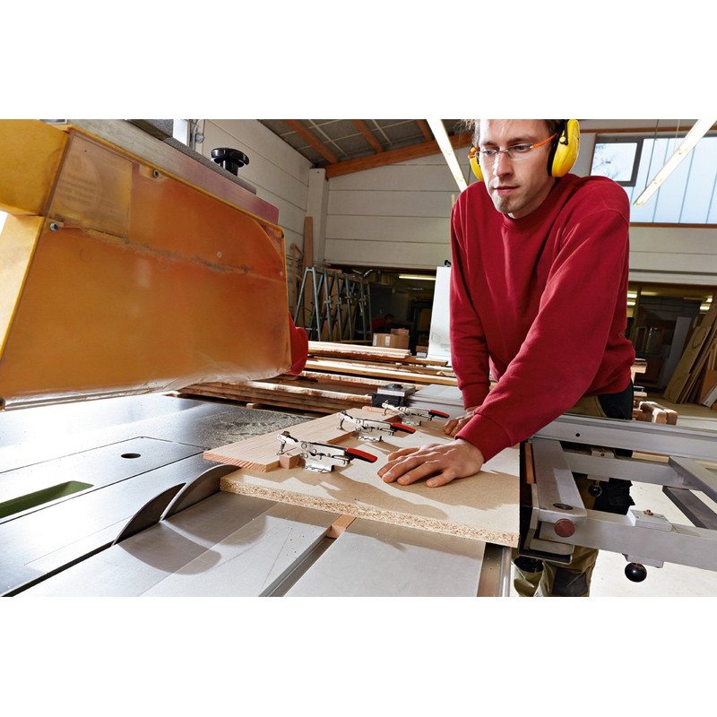 Bessey Clamp, toggle clamp, horizontal low profile, flanged base (STC-HH20)