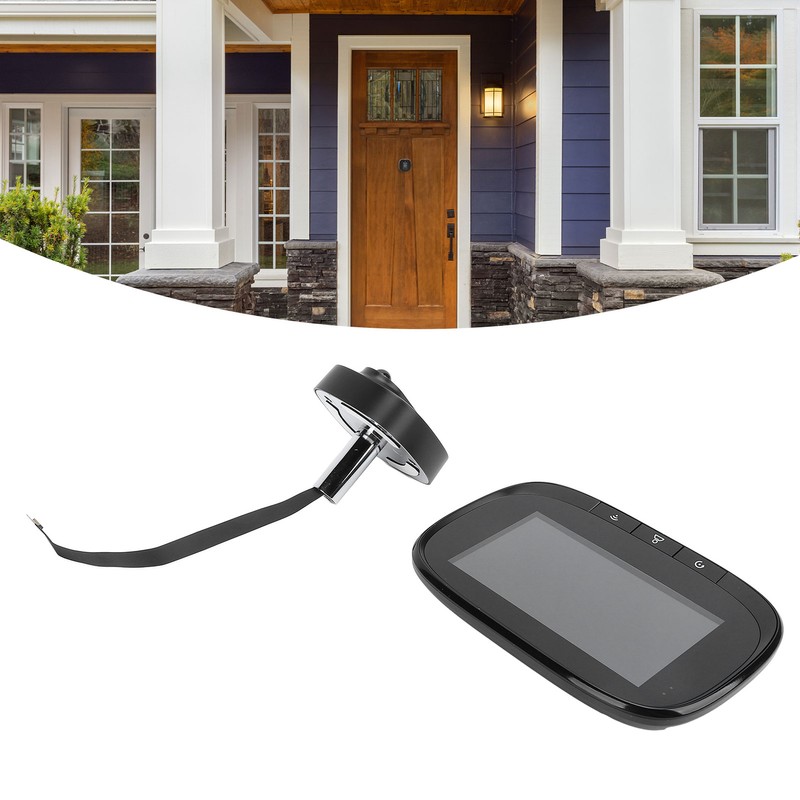 4.3in Peephole Camera 1080P 150 Degrees Wide Angle PIR Motion