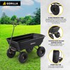 Gorilla Carts Heavy Duty Poly Utility Dump Wagon Garden Cart
