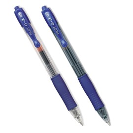 Pilot G2 Gel Ink Roller Ball Blue Ink, 1 Extra-Fine & 1 Fine Pen (31104-31171)