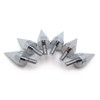 HTTMT MT218-002-SR (6 pcs) Universal Silver Spike Bolts Compatible with