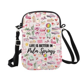 Palm Springs Gifts for Women Palm Springs Party Gift Life is Better in Palm Springs Travel Gift Makeup Bag (in Palm Springs CR EU)