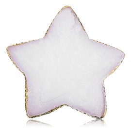 Tyqour Nail Art Palette Nail Polish Paint Mixing Palette White Stars Shape Makeup Plate Nails Gel Color Makeup Display Board Pallet