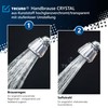 tecuro Crystal Hand Shower Head - Continuously Adjustable - High-Gloss