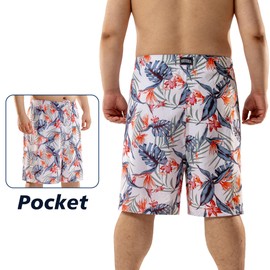 BRISIRA Big and Tall Swim Shorts for Men Plus Size Swim Trunks Compression Liner Bathing Suit Quick Dry Pockets 1X-6X