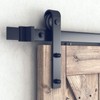 SMARTSTANDARD 6.6 Feet Heavy Duty Sturdy Sliding Barn Door Hardware
