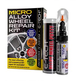 E-TECH Micro Alloy Wheel Refurbishment Repair Kit - Metallic Silver