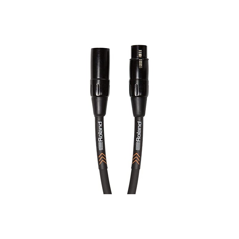 Roland Black-Serie symmetrisches Mikrofonkabel, Länge: 1,5m – RMC-B5