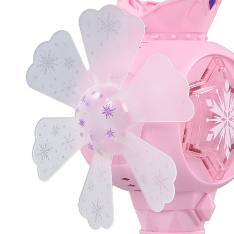 Musical Light Up Bubble Blower Innovative Hexagram Shape Princess Electric