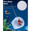 Pawfly Aquarium Shrimp Net 4 Inch With Long Extendable Stainless